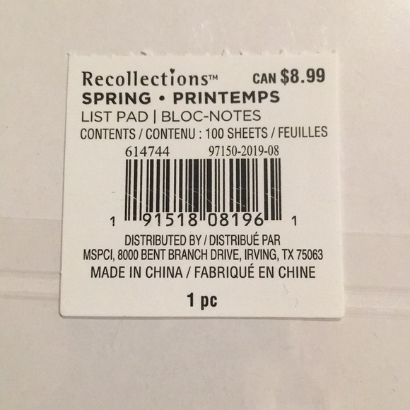 List Pad - Be Happy Be Bright - Picture 2 of 2